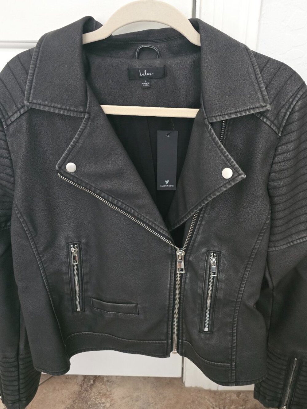 Grey Moto Jacket